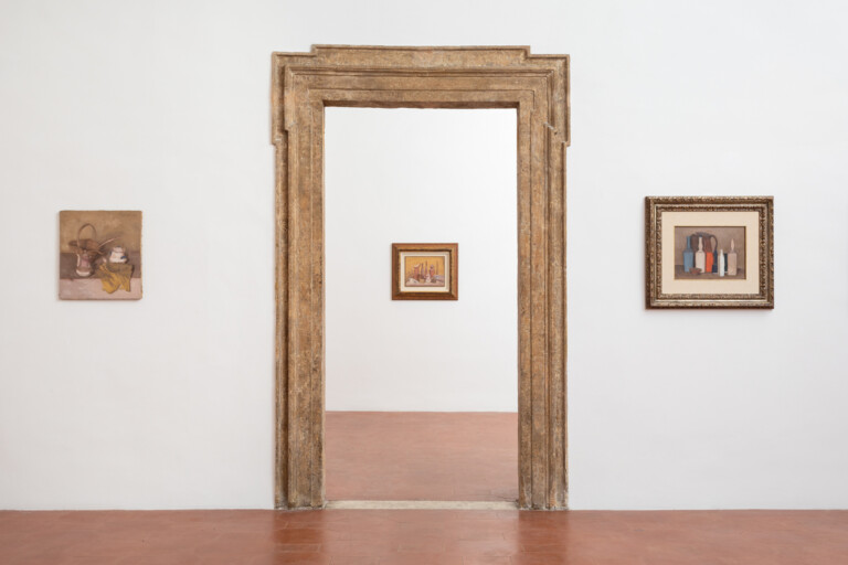 Giorgio Morandi, Il tempo sospeso, installation view, courtesy Galleria Mattia De Luca