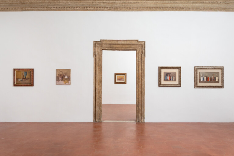 Giorgio Morandi, Il tempo sospeso, installation view, courtesy Galleria Mattia De Luca