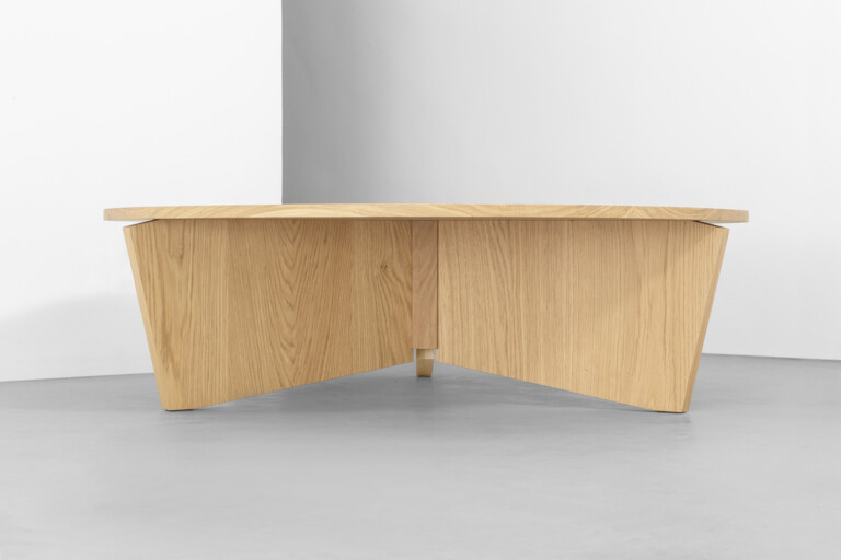 Umberto Riva Ro-Tondo Coffee Table, 2021 Edited by Giustini / Stagetti Oak wood