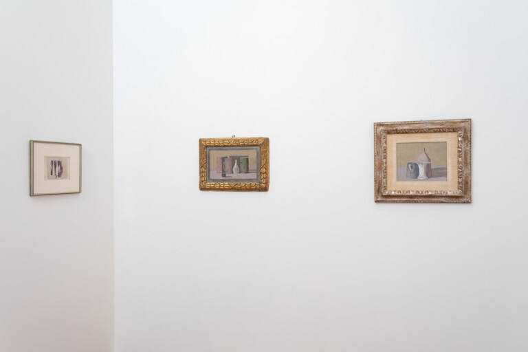 Giorgio Morandi, Il tempo sospeso, installation view, courtesy Galleria Mattia De Luca