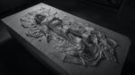 Jago, Figlio Velato, 2019 Marmo, 200x100x50 cm Chiesa di San Severo fuori le mura (NA) Photo by Jago