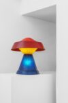 Umberto Riva King Table Lamp, 1973 Prod. VeArt Scorzè Fiberglass