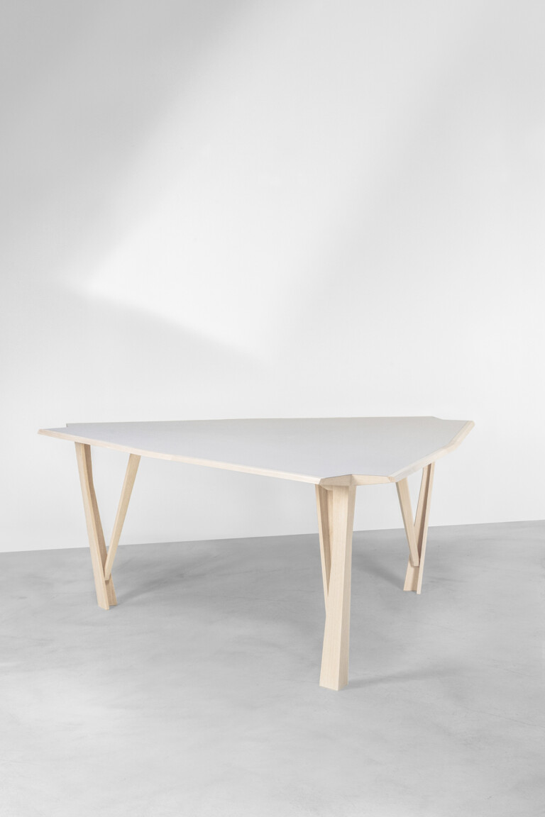 Umberto Riva TAV 1 Dining Table, 2018 Edited by Giustini / Stagetti Ash wood, formica