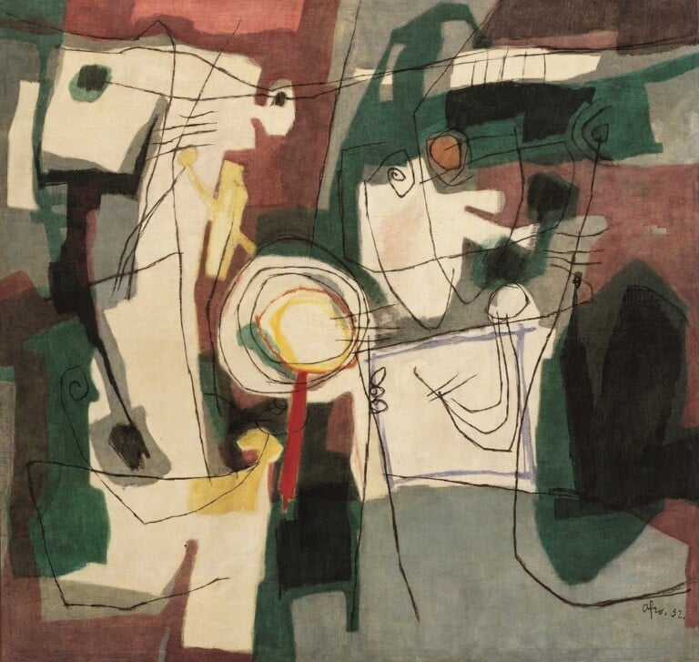 Afro, Villa Fleurent, 1952, olio su tela, cm 170,5 x 179. Fondazione Musei Civici di Venezia, Ca’ Pesaro – Galleria Internazionale d’Arte Moderna