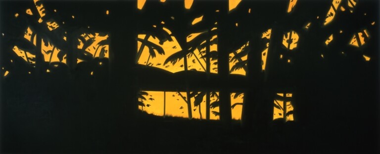 Alex Katz, Orange sunset 1, 2004. Collezione privata, Modena