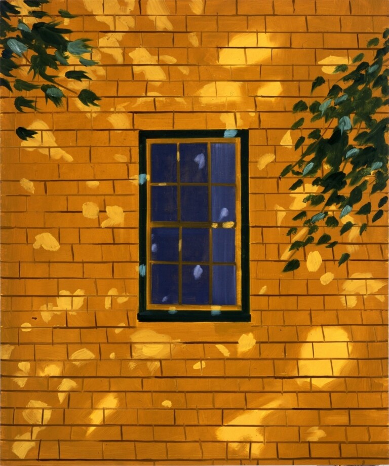 Alex Katz, Yellow house, 2001. Collezione privata