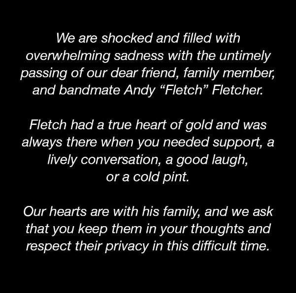 Andy Fletcher death