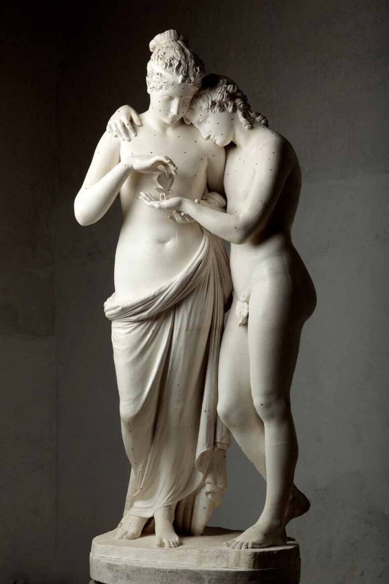 Antonio Canova, Amore e Psiche stanti, 1796-1800, gesso multiplo. Collezione privata, Veneto