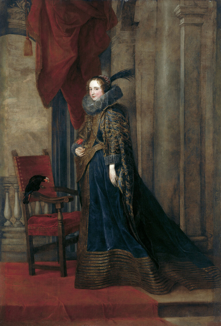 Antoon van Dyck, Paola Adorno Brignole Sale, 1627, olio su tela, 286 x 198 cm. Genova, Musei di Strada Nuova Palazzo Rosso © Musei di Strada Nuova Palazzo Rosso