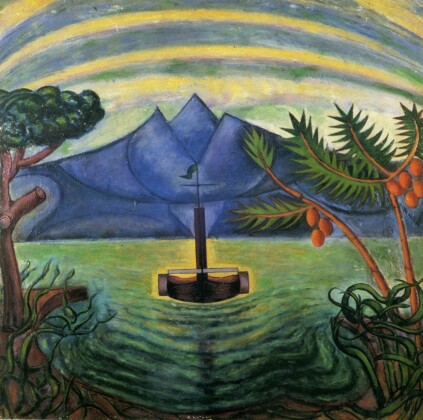 Arturo Nathan, Fiume tropicale, 1921. Collezione privata, Milano. Courtesy Galleria Torbandena