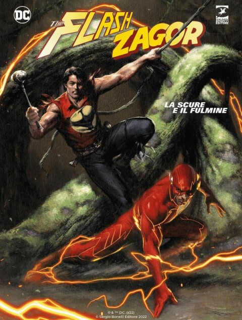 Autori vari – Flash e Zagor. La scure e il fulmine (Sergio Bonelli Editore, 2022). Copertina variant