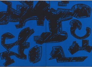 Carla Accardi, Luce crescente, 1997, dittico, pittura vinilica su tela, 190x280 cm