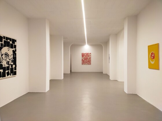 Domenico Bianchi. Mehr Licht. Exhibition view at Galleria Poggiali, Firenze 2022. Photo Valentina Silvestrini