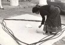 Franca Maranò al lavoro negli anni '70. Courtesy Archivio Franca Maranò