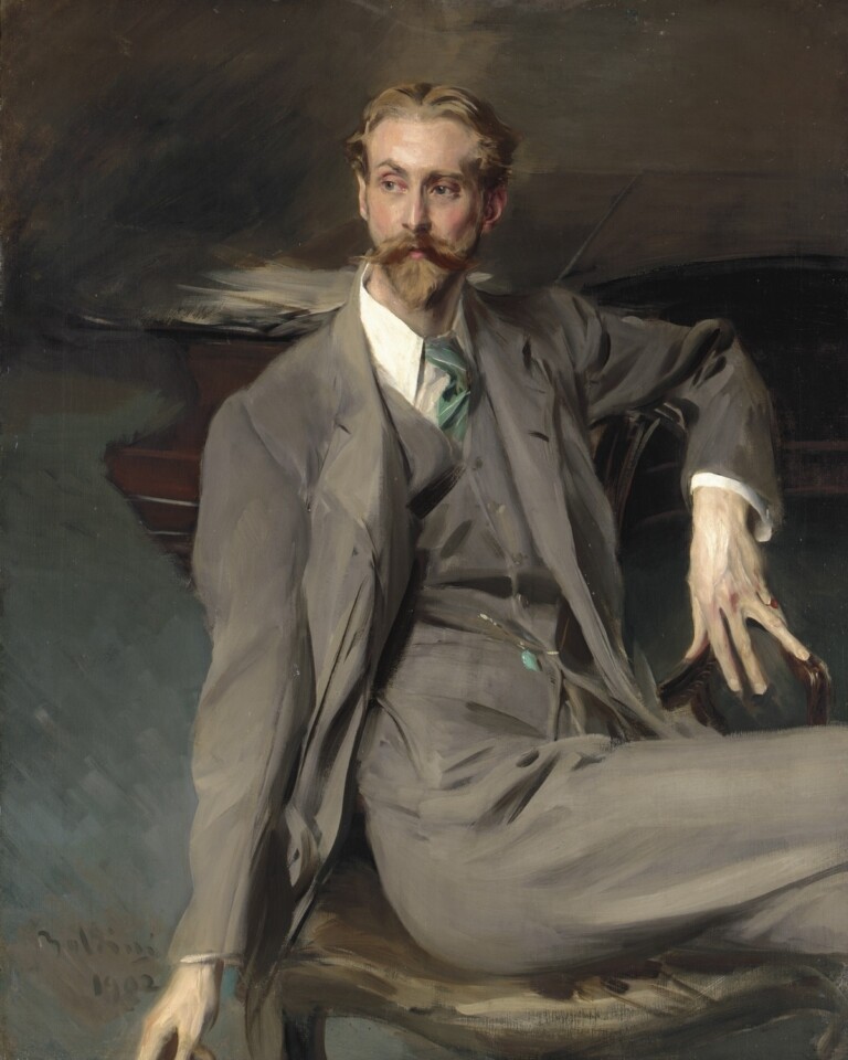 Giovanni Boldini, Ritratto di Lawrence Alexander Harrison, 1902, olio su tela. Collezione privata, Larry Ellison