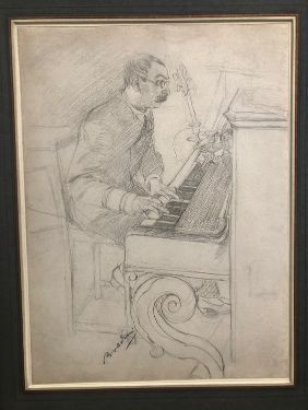 Galleria Stephen Ogpin Boldini, Uomo che suona il piano, Giorgia Basili