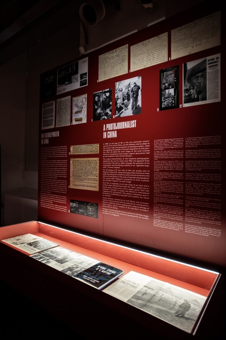 Henri Cartier-Bresson. Cina 1948-49 _ 1958. Exhibition view at MUDEC, Milano 2022. Photo © Jule Hering