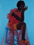 Kwesi Botchway, Blue Stool Gaze, 2020. Courtesy 1957 Gallery