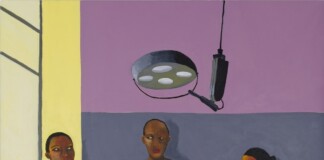 Lubaina Himid, The Operating Table 2017 18. Collezione privata © Lubaina Himid