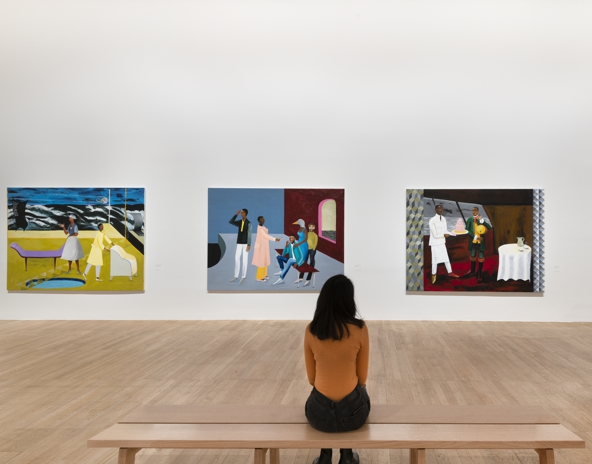 Lubaina Himid. Exhibition view at Tate Modern, Londra 2022. Photo credits © Tate (Sonal Bakrania)