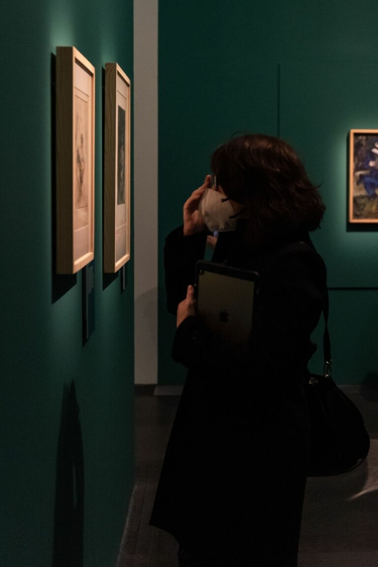 Marc Chagall. Una storia di due mondi, exhibition view at Mudec, Milano 2022. Photo © Carlotta Coppo