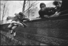 Mary Ellen Mark, Girl Jumping over a Wall, Central Park, Manhattan, New York, USA, 1967 © 1963-2013 Mary Ellen Mark _ Howard Greenberg Gallery, New York