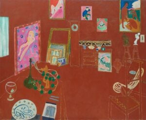Il MoMA di New York espone lo Studio Rosso di Matisse insieme alle opere ritratte nel dipinto