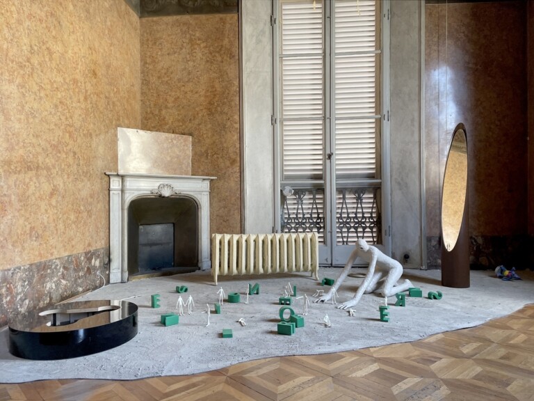 Mattia Pajè. Fuori Terra. Exibition view at Alchemilla _ Palazzo Vizzani, Bologna 2022. Courtesy l'artista