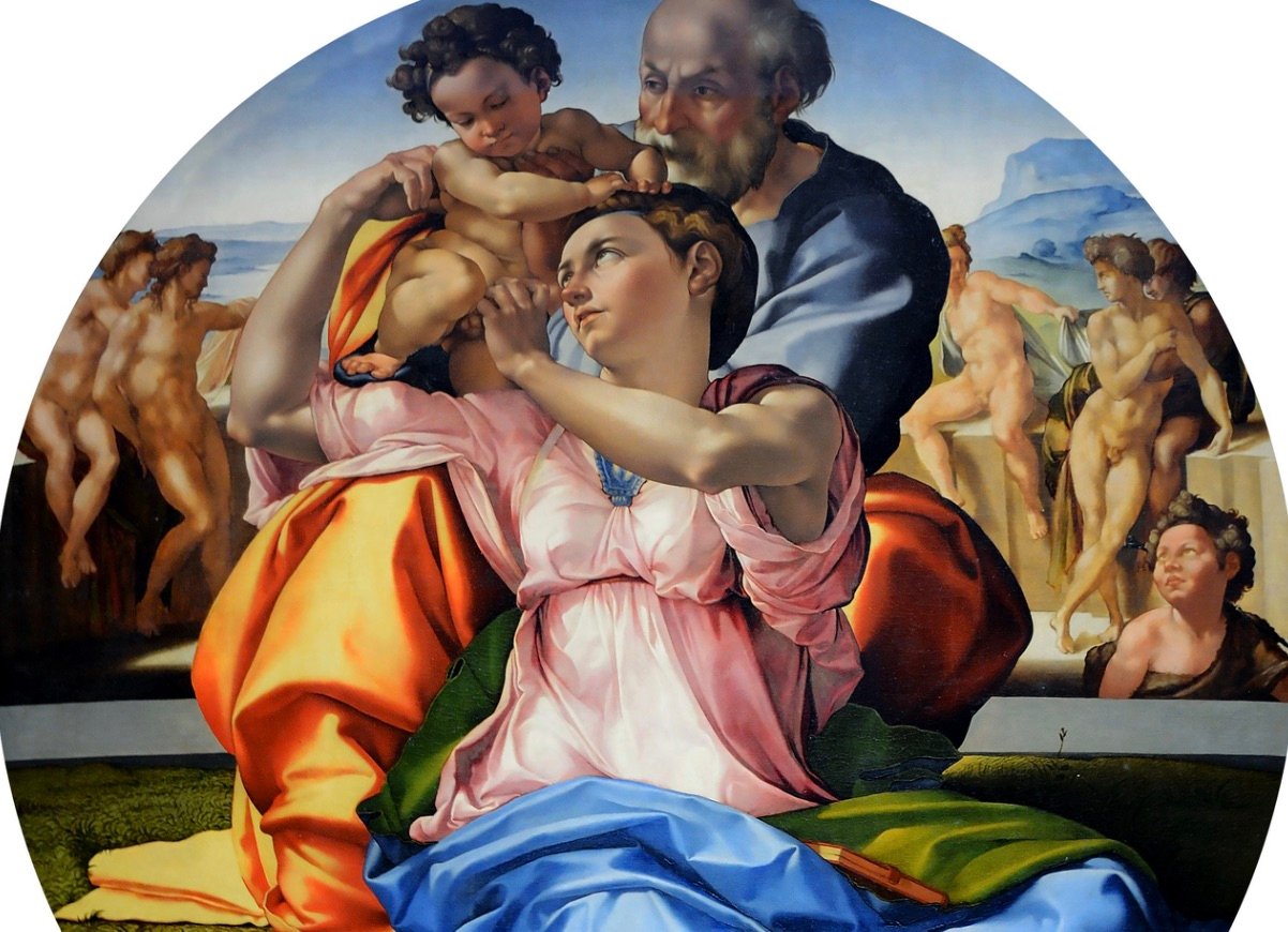 Michelangelo, Tondo Doni (dettaglio)