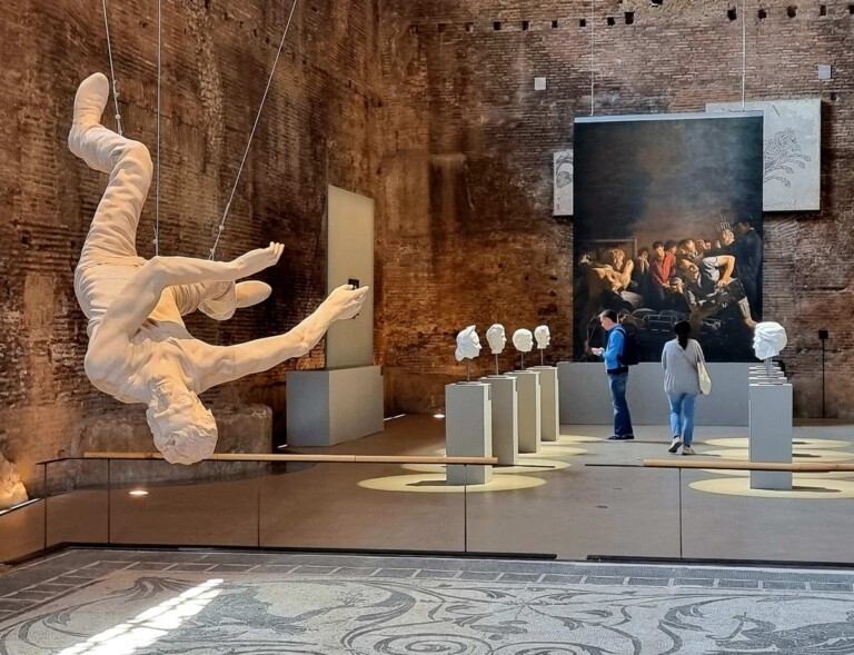 Nicola Verlato. Hostia. Exhibition view at Terme di Diocleziano, Roma 2022. Photo Massimiliano Tonelli