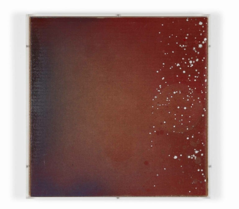 Paolo Masi, Senza titolo, 1975, tecnica mista su cartone in scatola di plexiglas, cm 40 x 40 © Matteo Zarbo. Courtesy Glenda Cinquegrana Art Consulting