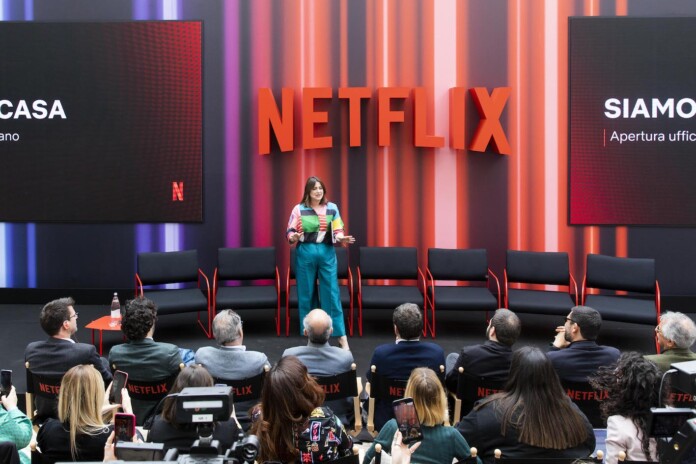 Netflix Rome Office Opening  Event, Rome, 6th May 2022, INTRO, MICHELA GIRAUD