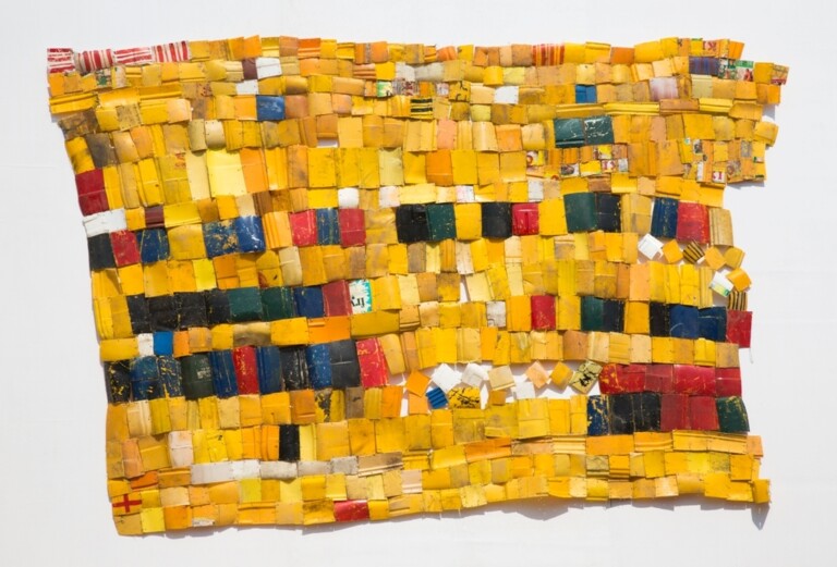 Serge Attukwei Clottey, All Roads to Success, 2016. Courtesy 1957 Gallery