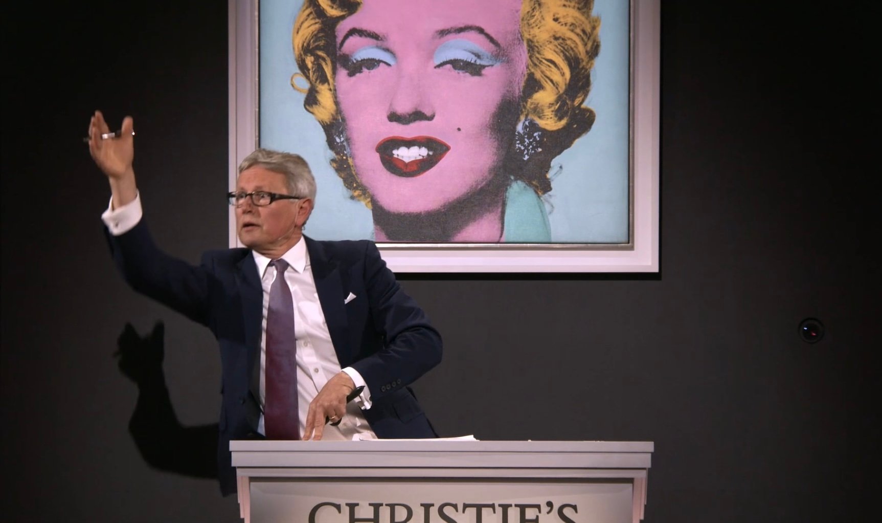 Shot Sage Blue Marilyn di Andy Warhol. L'asta di Christie's a New York