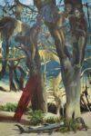 Thomas Braida, Carabbean you beyond Blue, 2020, olio su tela, 410x269 cm. Courtesy l’artista & Monitor, Roma Lisbona Pereto
