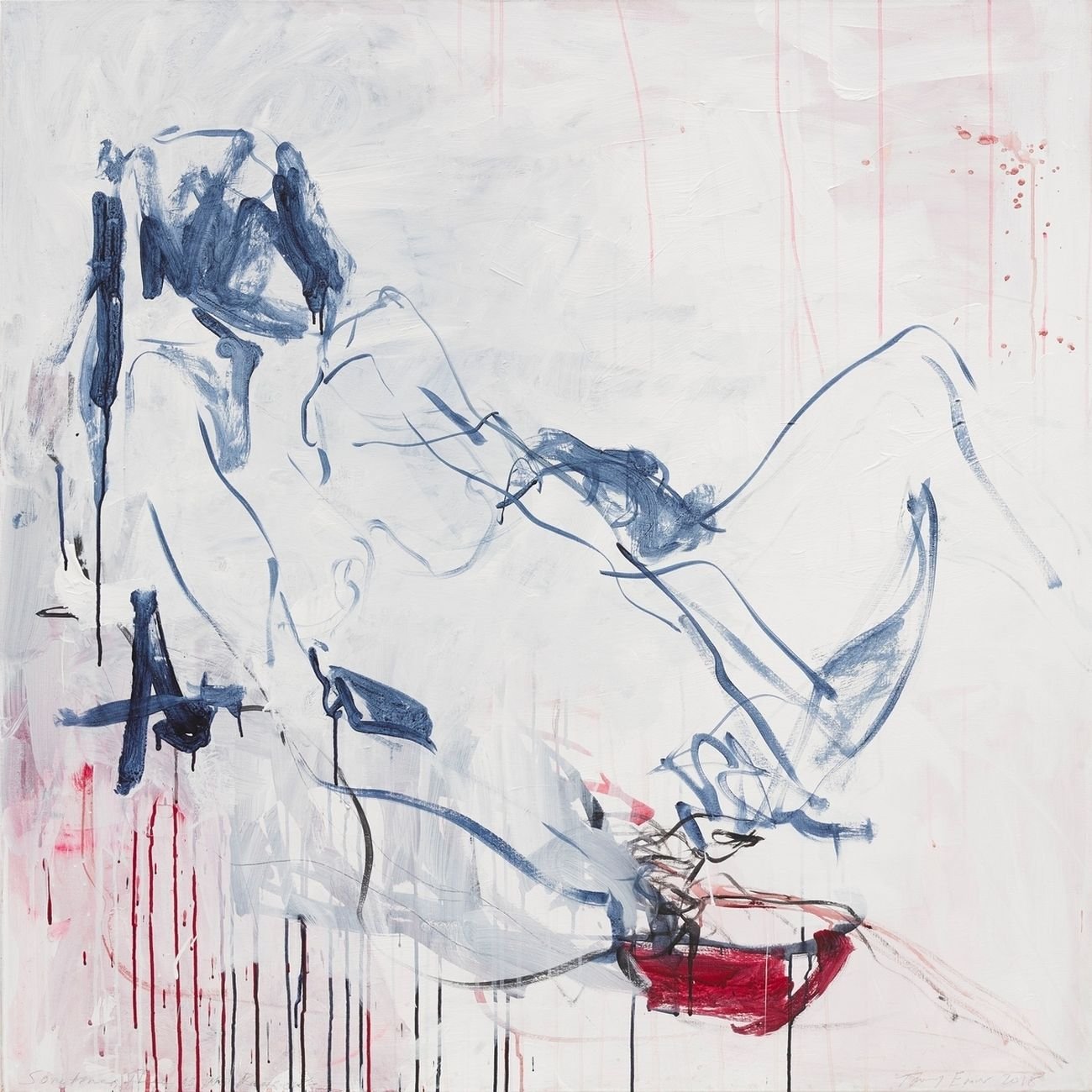 Tracey Emin, Sometimes There Is No Reason, 2018. Acrylic on canvas. Private Collection, Courtesy Sabsay © Tracey Emin. All rights reserved, DACS/Artimage 2022 © Tracey Emin. All Rights Reserved / Bildrecht, Vienna 2022