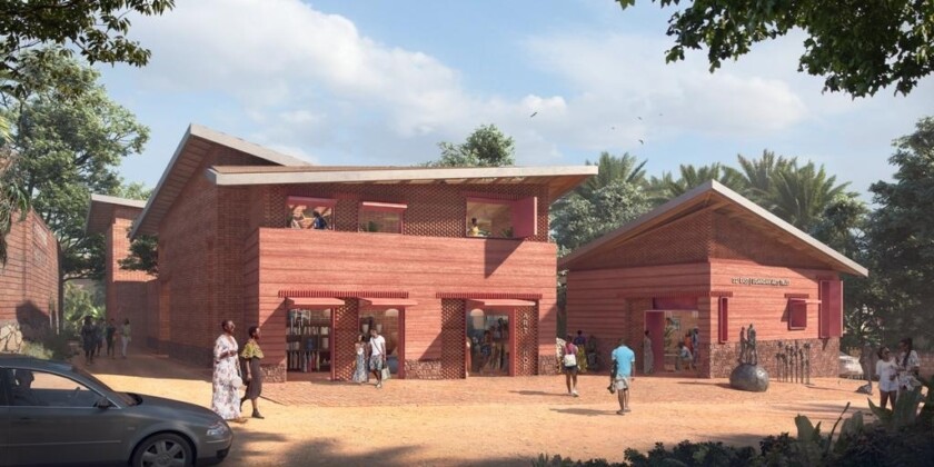 Un rendering della nuova sede di 32° East a Kampala. Photo 32° East