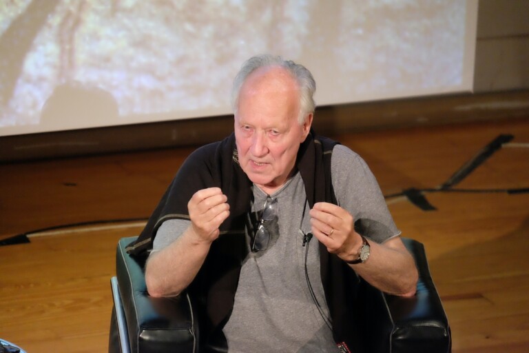 Werner Herzog al Castello di Rivoli, 2022. Photo © Dario Bragaglia