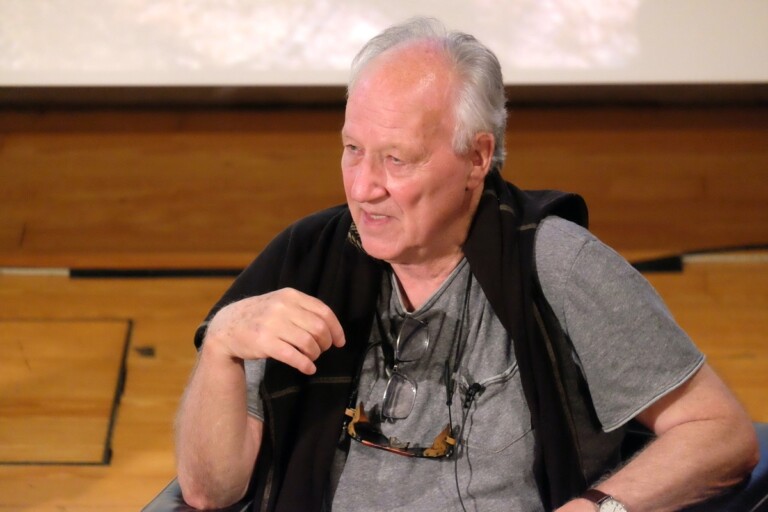 Werner Herzog al Castello di Rivoli, 2022. Photo © Dario Bragaglia