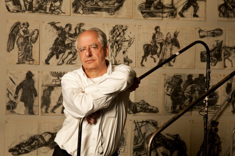 William Kentridge, giugno 2014. Photo credit Marc Shoul. Courtesy Galleria Lia Rumma, Milano Napoli