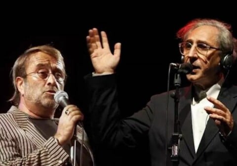 Lucio Dalla e Franco Battiato