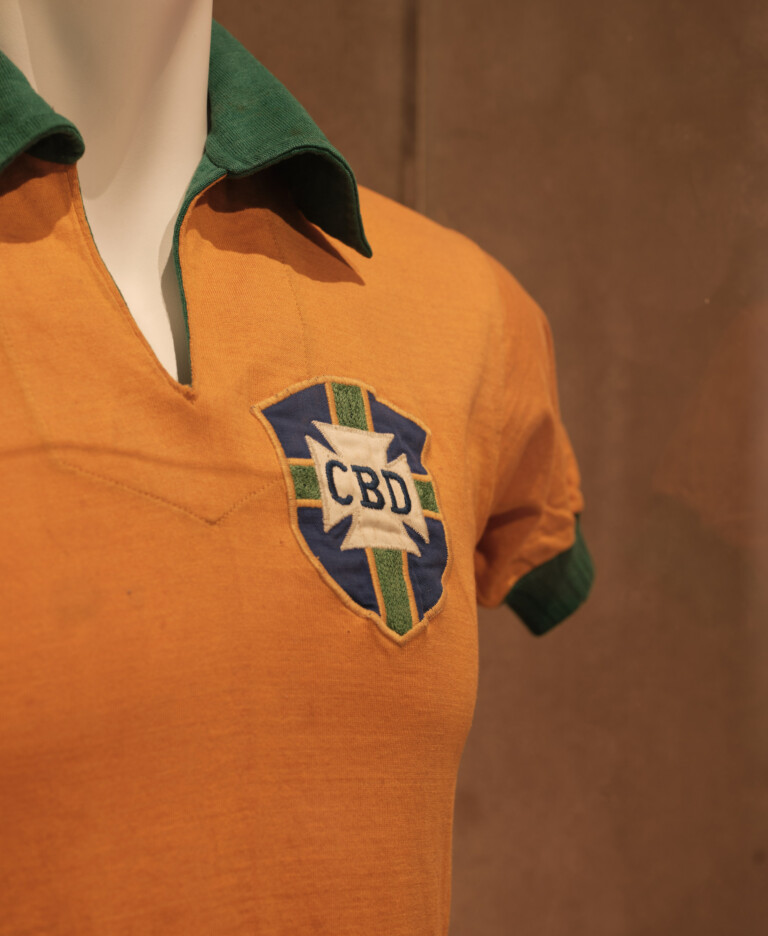 Pelé's shirt from the 1958 FIFA World Cup — 1958. Felix Speller
