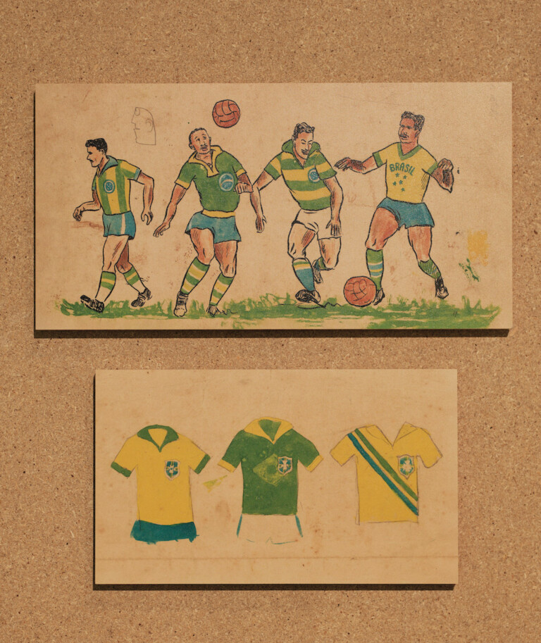 Designs for a new Brazil national kit, Aldyr Garcia Schlee — 1953. Felix Speller