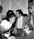 1975 Roma, Palazzo delle Esposizioni Donna Vittoria Leone, Maurizio Fagiolo dell’Arco, Man Ray All’inaugurazione della mostra “Man Ray. L’occhio e il suo doppio”