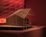 1:50 scale presentation model, Stamford Bridge, London. Felix Speller for the Design Museum