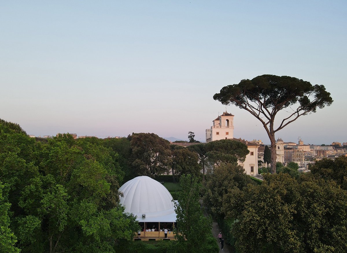 Padiglione ProtoCAMPO, 2021-2022. Giardini di Villa Medici a Roma © WALD