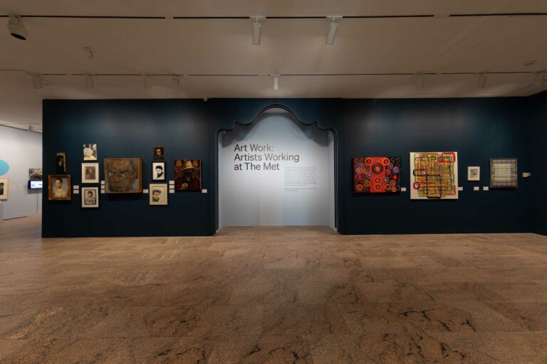 Al Met la mostra “Art Work: Artists Working at The Met” ph Eileen Travell