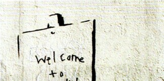 Banksy, Welcome to Hell, 2002
