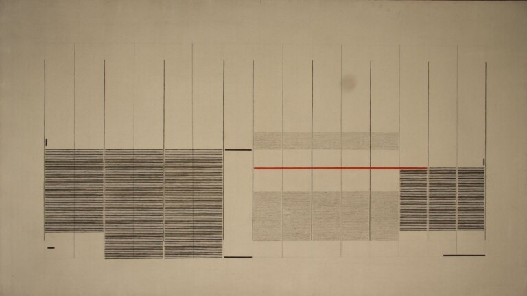 Bice Lazzari, Acrilico n. 13, 1976, acrilico su tela, 93x163 cm © Archivio Bice Lazzari. Courtesy Richard Saltoun Gallery, Londra Roma