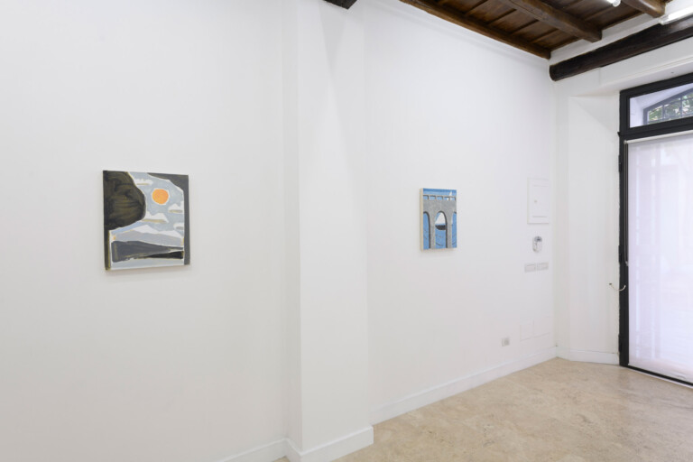 Brian Scott Campbell. When the trees touch the clouds. Exhibition view at Galleria Richter, Roma 2022. Photo Giorgio Benni